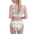 thumbnail image 5 of High Waisted Bikini Sets For Women, Graduation Hat Swimsuits Tummy Control, Two Pieces Bathing Suit, 5 of 8