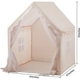 thumbnail image 4 of Children's Play Tent Indoor Children's Play Tent Boys Girls Princess Toys Small House Outdoor Toddler Playhouse Castle，with a String of Starlights, 4 of 10