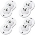 thumbnail image 1 of 4pcs Caster Wheel Double Wheels Sticky Casters Wheel Stick On Trash Can Wheel, 1 of 6