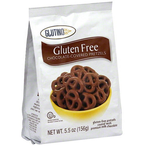 Glutino Chocolate Pretzels, 5.5 oz (Pack of 12)