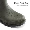 thumbnail image 3 of Botas Impermeables DREAM PAIRS para Niños, Ligeras, Antideslizantes, Oliva Talla 8, 3 of 6