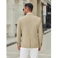 thumbnail image 4 of COOFANDY Men's Casual Blazer Jacket Slim Fit Two Button Suit Jackets Lightweight Knit Sport Coat, 4 of 6