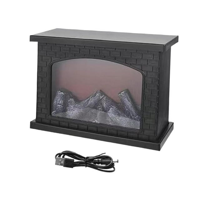 Farol para chimenea, luz para chimenea, diseño de parque temático, lámpara LED con efecto llama, decoración para interiores y exteriores, dormitorio,