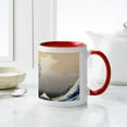 thumbnail image 6 of CafePress - Great Wave Mug - 11 oz Ceramic Mug - Novelty Coffee Tea Cup, 6 of 6