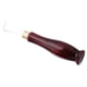 thumbnail image 4 of Uadme Dispositivo De Recorte De Borde Poco Profundo De Cuero, Cuchillo Fino De Pala Ancha De Cuero Marrón, Mango Artesanal DIY para Peletería(2mm), 4 of 5