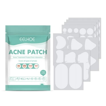 132Pcs Large Acne Patch Pimple- Hydrocolloid Sticker Cover -Treat Remover C2U2