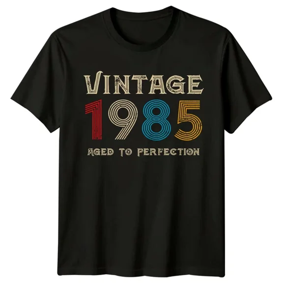 Vintage 1985 Mens T Shirt 41st Birthday Aged To Perfection