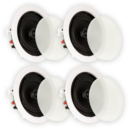 Theater Solutions TS50C In Ceiling Speakers Surround Sound Home Theater 2 Pair