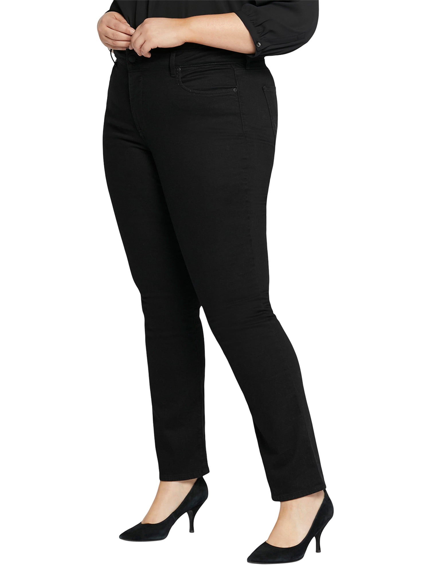 NYDJ Women’s, Women’s Petite, and Women’s Plus Marilyn Straight Jean, Sizes 2-24, featuring Lift Tuck® Technology