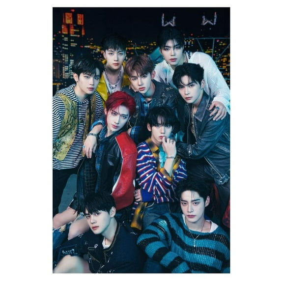 Zerobaseone Zb1Poster(10) Blue Paradise Album Seek Concept Photo Print K-Pop Home Decor For Living Room Aesthetic Kpop Male Boys Group Boy Band