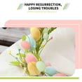 thumbnail image 5 of BingTong Artificial Easter Wreath – Hanging Simulation Garland With Pastel Easter Eggs And Berries For Wall Decor Window Door at Home Office Porch Indoor Outdoor Parties B, 5 of 9