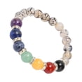 thumbnail image 3 of Pulsera de cuentas de chakras, 7 chakras, cristales curativos, pulsera de meditación, relajación, alivio del estrés, pulsera de cristal para mujeres y hombres tipo 2, 3 of 5