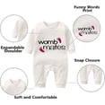thumbnail image 2 of YSCULBUTOL Baby Twins Bodysuit Cute Baby Womb Mates Outfit Girl Funny Romper Baby Girl Clothes Set, 2 of 5