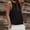 Black, variant on Women's Tanks and Camis Women Summer Athletic Open Back Tank Top Sleeveless Running Yoga Gym Workout Clothes
