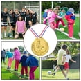 thumbnail image 2 of Moluckfu 6Ud Decorativas Doradas De Fútbol Para Competencias Y Juegos Escolares, 2 of 5
