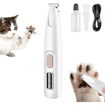 2024 Upgrade Pet Micro Precision Trimmer, Multifunctional Pet Hair Clippers for Grooming with LED Light, Low Noise Waterproof Rechargeable Pet Paw Trimmer for Pet Paws, Ears, Rump, Face, Eyes(1 Set)