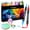 36 Colors, variant on Black and White Acrylic Paint Markers, 12 Pack Dual Tip with Fine Tip and Brush Tip Pens for Stone, Wood, Calligraphy, Canvas, Ceramic, Metal, Glass, Rock Painting, DIY Crafts