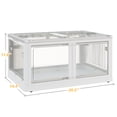 thumbnail image 2 of EnHomee 50QT Storage Bins with Wheels Clear Plastic Storage Bins with Lids 1Pack Stackable Storage Bins for Closet Organizers and Storage, 2 of 8