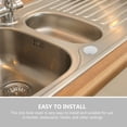 thumbnail image 5 of IBASETOY 2Pcs Metal Sink Hole Covers Silver Round Decor for Kitchen and Hotel Setup, 5 of 8