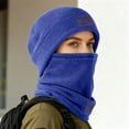 thumbnail image 2 of Soyumi Winter Balaclava Ski Mask Hood - Fleece Thermal Windproof Full Face Cover for Men Women. Cold Weather Neck Gaiter & Head Cover for Snowboarding, Skiing, Motorcycle Riding, Dark Blue, 2 of 6