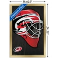 thumbnail image 3 of NHL Carolina Hurricanes - Mask 16 Wall Poster, 14.725" x 22.375", Framed, 3 of 3
