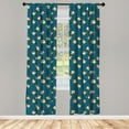 thumbnail image 3 of Ambesonne Pinwheel Curtains, Graphic Pattern, Pair of 28"x63", Multicolor, 3 of 5
