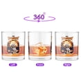 thumbnail image 2 of Mummy Havanese Happy Halloween with Pumpkins Bats Spooky Fun 11oz Whiskey Glass Mug Havanese Dog Lover Gifts Idea Whiskey Cocktail Glasses Cup - 00019, 2 of 5