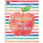 Teacher Created Resources Watercolor Lesson Plan and Record Book 160 Pages 8.5" x 11" (TCR3586)