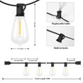 thumbnail image 3 of Luces de cadena para exterior Brightever 46 m, 77 LED, impermeables, 3 of 7