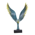 thumbnail image 4 of Escultura de Águila perfecl Resina Moderna Azul, 4 of 8