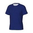 thumbnail image 3 of Rocae Navy Blue for Men's Moisture-Wicking Crew Tee - T-Shirt for Sports, Outdoor Activities, and Casual WearMedium, 3 of 9