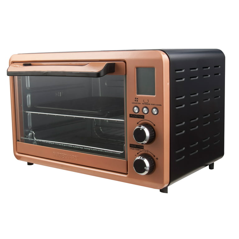 Farberware Digital 6-Slice Toaster Oven, Sunset Copper 