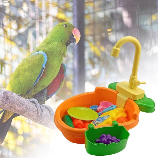 Juego de Fregadero Juguete Baoblaze Fregadero Simulado Naranja
