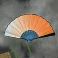 thumbnail image 5 of BAOQIN 13-Inch Folding Hand Fan, Wood Hand Held Folding Fans Chinese Kung Fu Hand Fan Decorative Folding Fans for Dance, Performance, Festival or Home Decorations （Q）, 5 of 5