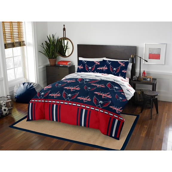 NHL Washington Capitals Queen Bed In Bag Set