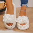 thumbnail image 5 of KANG Cozy Floral Slippers Comfortable Open Toe Fuzzy Home Slippers For Warmth And Relaxation, 5 of 9