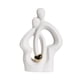thumbnail image 2 of Estatua de pareja, decoración moderna para San Valentín, hotel, hogar, escritorio. Blanco, 2 of 9
