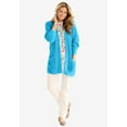 thumbnail image 4 of Woman Within Plus Size Button-Front Shaker Cardigan Sweater, 4 of 6