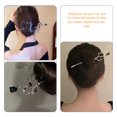 thumbnail image 3 of MasteelfCA 2 Pcs Bâtons de Cheveux Fleur Rose Épingle à Cheveux Rétro Porte-Chignon, 3 of 7