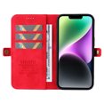 thumbnail image 2 of Dteck for Samsung Galaxy S22 Ultra Wallet Case with RFID Blocking Credit Card Holder, Flip Folio Book PU Leather Phone Shockproof Cover Women Men, Red, 2 of 5