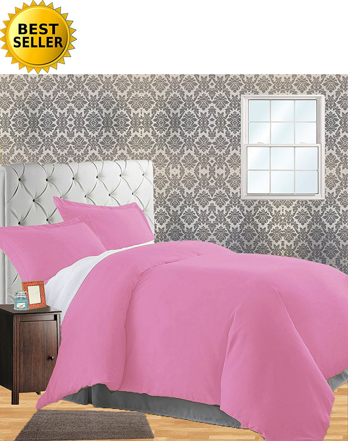 Celine Linen Wrinkle & Fade Resistant 2Piece Duvet Cover Set