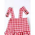 thumbnail image 4 of HILEELANG 2-7T Toddler/Little Girls Red Gingham 100% Cotton Dress Size 2T, 4 of 7