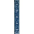 thumbnail image 4 of Unique Loom Bromley Collection Area Rug - Midnight (2' x 13' 1" Runner Navy Blue/Ivory), 4 of 6
