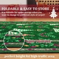 thumbnail image 4 of Christmas 2' x 8' Runner Rug Washable, Non Slip Low Pile Christmas Tree & Floral Pattern Accent Carpet, Non Shedding Xmas Rugs for Living Room, Bedroom, Kitchen, Home Decor, Green, 4 of 9