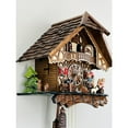 thumbnail image 4 of River City Cuckoo MD468-13 One Day Musical Cuckoo Clock Cottage with Boy and Girl on Seesaw, 4 of 6