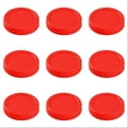 thumbnail image 1 of Wide Mouth Jar Lids 86mm - 12PCS Plastic Canning Lids with Silicone Rings - Leakproof Food Grade Storage Caps for More Jars - Dishwasher Safe Colorful Jar Lids, 1 of 4