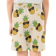 thumbnail image 3 of Pineapple Sunglasses Pattern Athletic Shorts Breathable with Comfort Fit Drawstring Casual Sweatshorts Small, 3 of 9