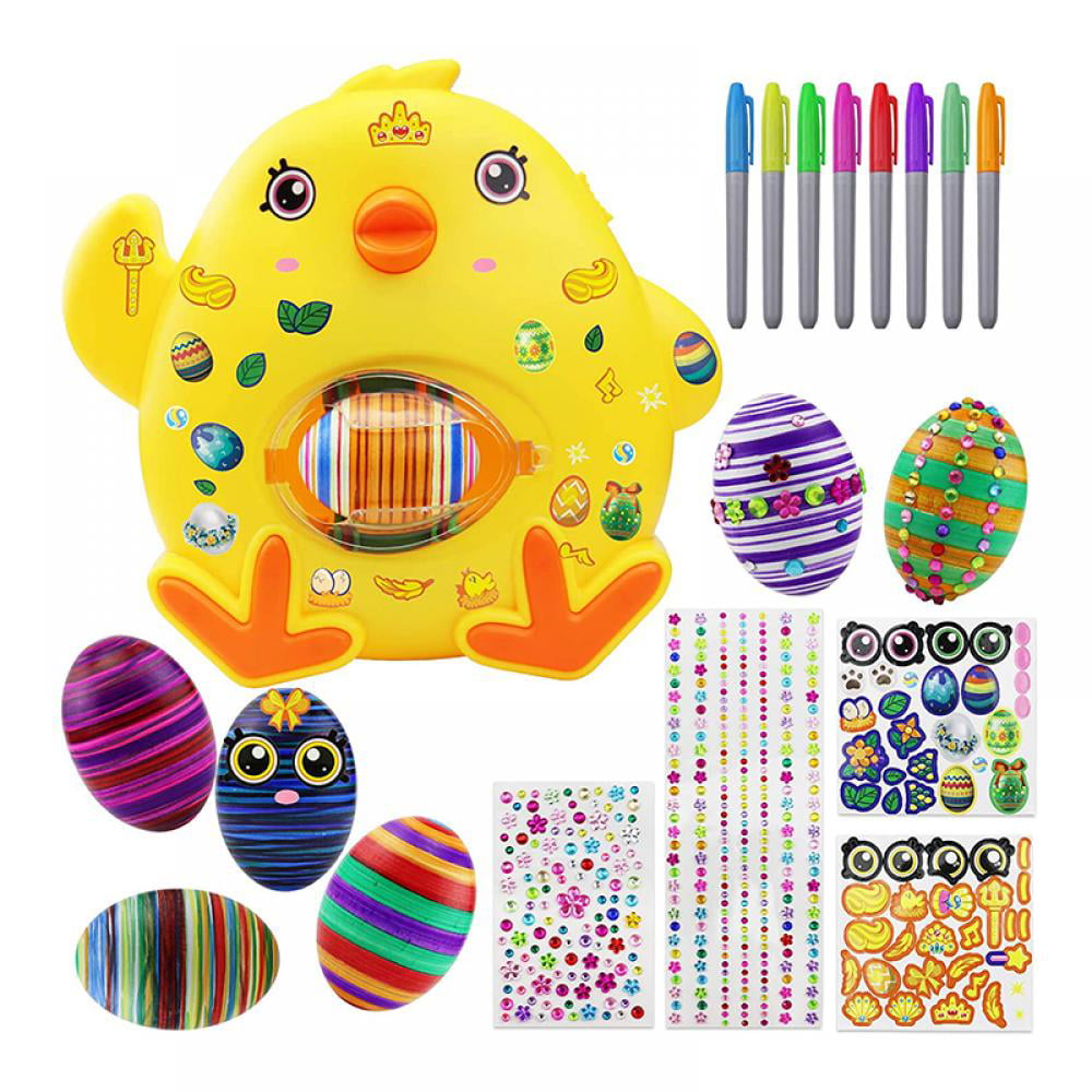 Easter Eggs Musical Decorations Kit, Easter Egg Spinner Decorating ...