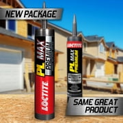 Loctite Pl Premium Max Construction Adhesive Pack of 1, Gray 9 fl oz Cartridge