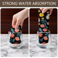 thumbnail image 4 of 2 Pcs Pioneer Flower Floral Print Pattern Kitchen Towels, Funny Microfiber Dish Towel Set, 18" X 26" Tea Towels, 4 of 6